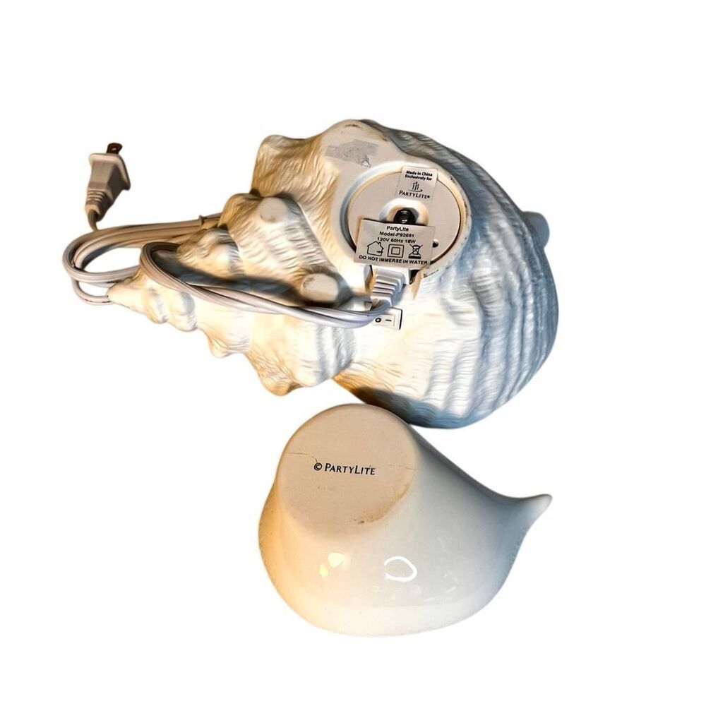 PARTYLITE SCENTGLOW CONCH SEA SHELL SCENT PLUS MELTS ELECTRIC FRAGRANCE WARMER - Picture 3 of 7